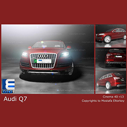 Audi Q7 C4D Modeling